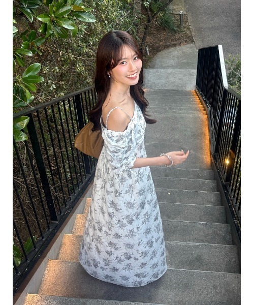 Snidel ROSEプリントワンピース SNIDEL（スナイデル） ワンピース 「WEB限定/ROSE Collection」ROSE