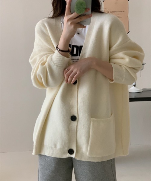 「gossip！ロサンゼルス」 ニットカーディガン FREE グリーン レディース_画像2