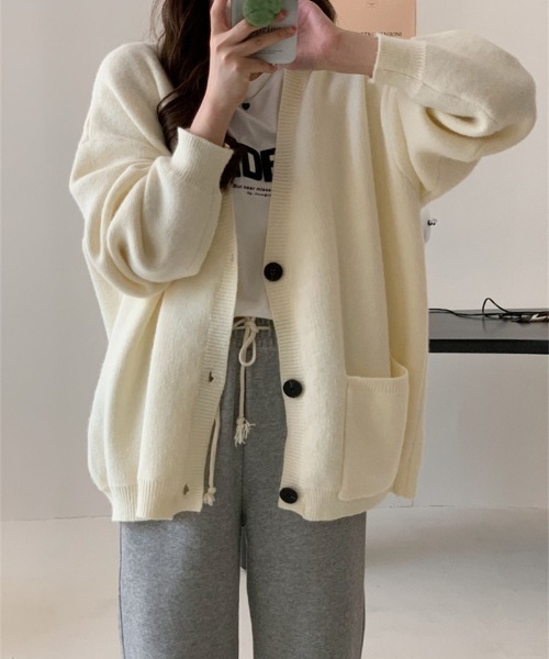 「gossip！ロサンゼルス」 ニットカーディガン FREE グリーン レディース_画像5