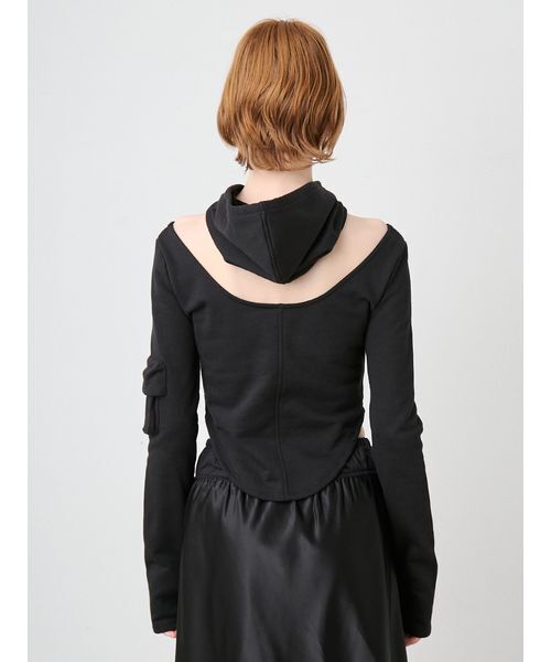 SORIN（ソリン） パーカー Back Open Slim Hoodie/バックオープン