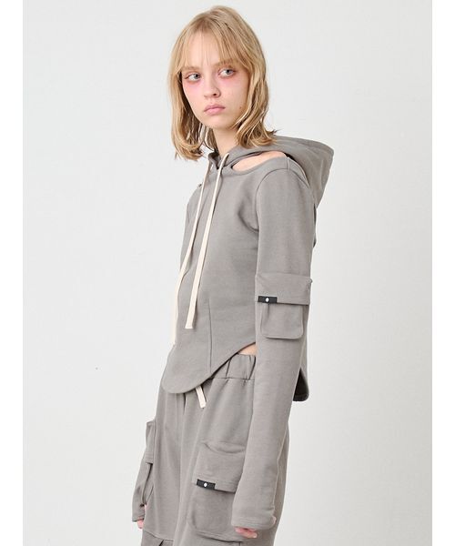 SORIN（ソリン） パーカー Back Open Slim Hoodie/バックオープン 