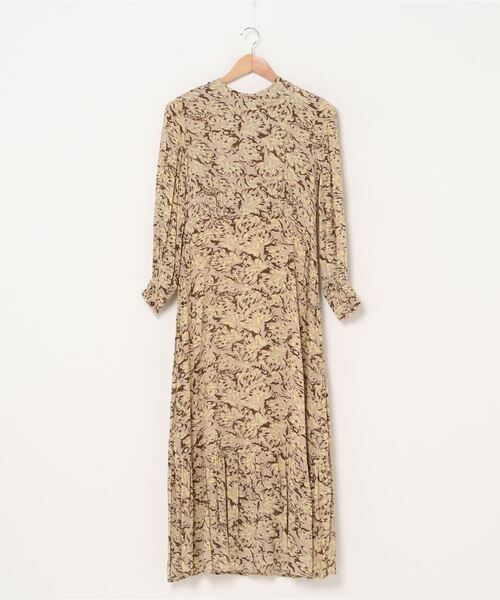 「NE QUITTEZ PAS!」 長袖ワンピース FREE ベージュ レディース_画像7