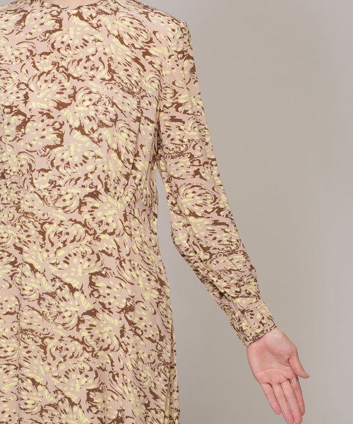 「NE QUITTEZ PAS!」 長袖ワンピース FREE ベージュ レディース_画像8