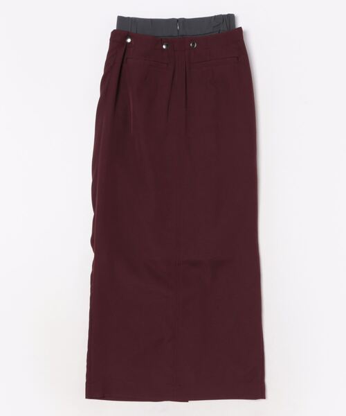UN3D.（アンスリード） タイトスカート 38 ボルドー レディース