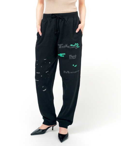 スウェットパンツ ジャージ CHAOS PRINT SWEAT PANTS / カオス プリント スウェット パンツ/ZOZOTOWN限定商品