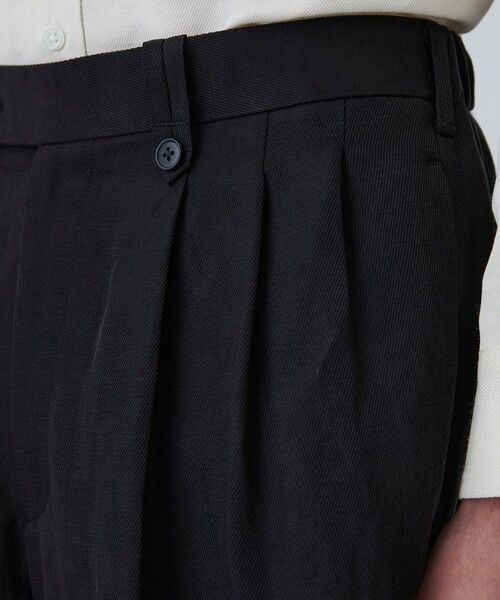 パンツ VINTAGE SILK LINEN 3タックスラックス メンズの画像