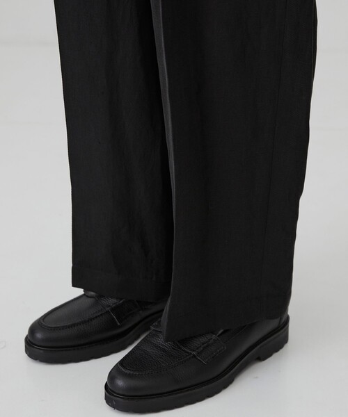 パンツ VINTAGE SILK LINEN 3タックスラックス メンズの画像