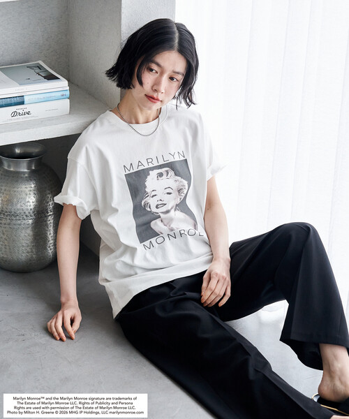 UNCHANGING LOVE マリリンモンロー シャツ 新品未使用 FREAK'S STORE（フリークスストア） tシャツ マリリン・モンローCLOSE