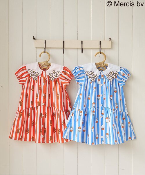 Miffy（ミッフィー） ワンピース 「リンク」Dick Bruna ストライプ