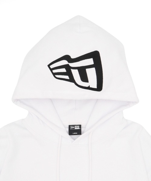 「NEW ERA」 プルオーバーパーカー X-LARGE ホワイト メンズ_画像4