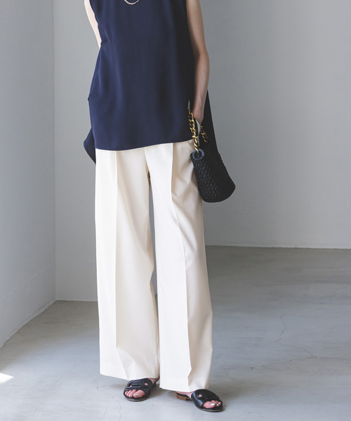 「NOBLE」 パンツ 36 ホワイト レディース