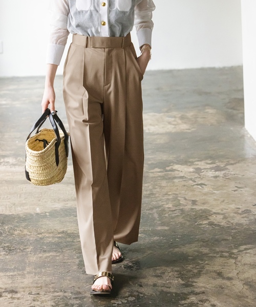 「NOBLE」 パンツ 36 ホワイト レディース_2