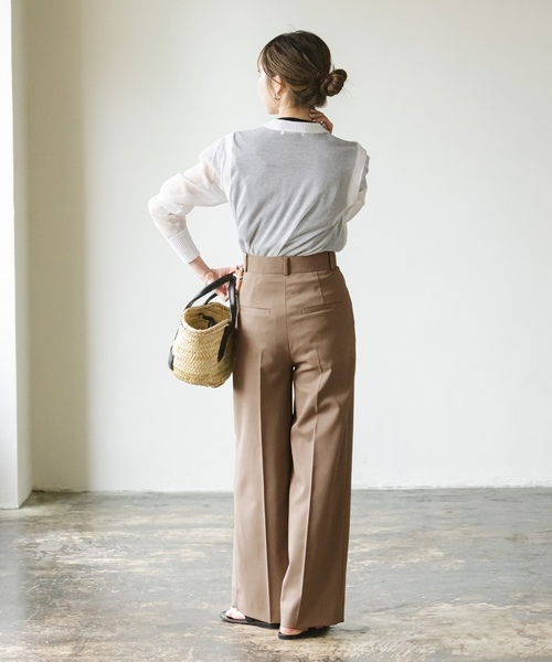 「NOBLE」 パンツ 36 ホワイト レディース_16