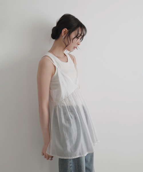LIAN（リアン） キャミソール レースシアーキャミ : ZOZOTOWN Yahoo!店