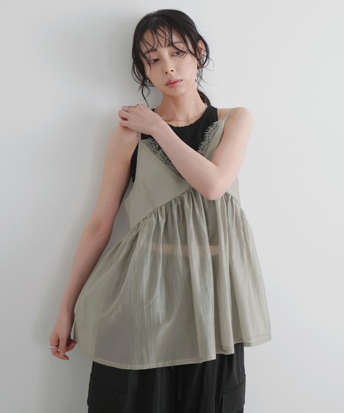 LIAN（リアン） キャミソール レースシアーキャミ : ZOZOTOWN Yahoo!店