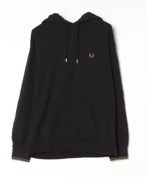 FRED PERRY（フレッドペリー） プルオーバーパーカー L ブラック