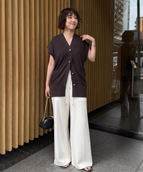 スウェットパンツ ジャージ ドロストスウェットパンツ レディース_5