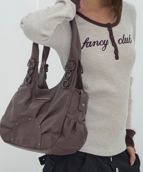 ショルダーバッグ バッグ 「FANCY CLUB」RANMA HOBO BAG / 「ファンシークラブ」ランマホーボーバック レディース メンズ