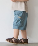 パンツ のびのびツイルポケットショートパンツ ...の詳細画像2