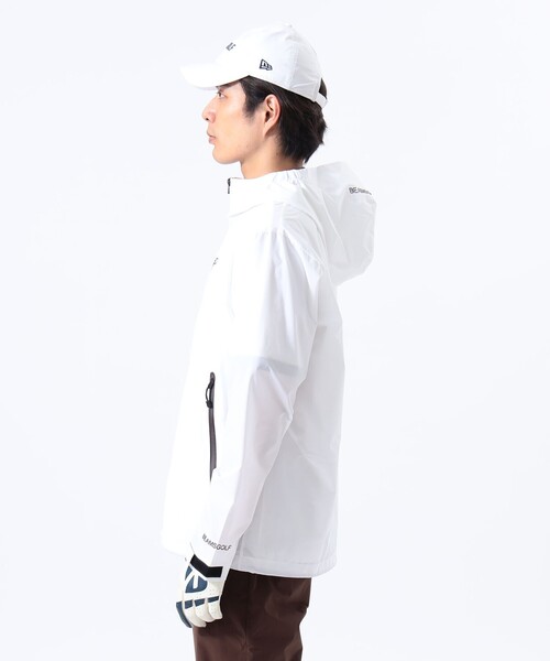 BEAMSGOLF ホワイトブルゾンジャケット Mサイズ BEAMS GOLF（ビームス ゴルフ） ブルゾン LARGE ホワイト メンズ