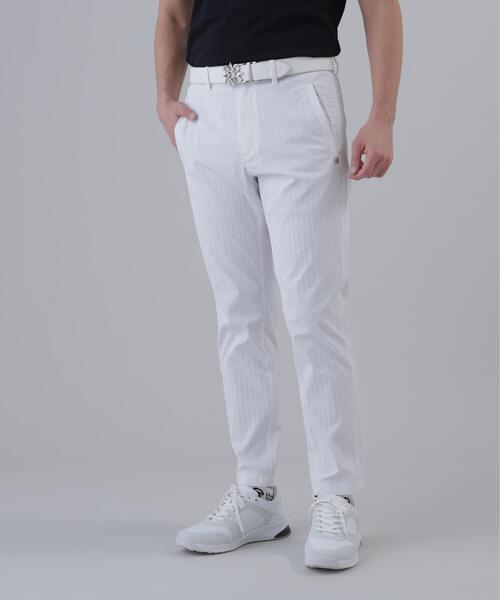 St Andrews ストライプ パンツ Mサイズ 新品 St ANDREWS パンツ 「St ANDREWS」「ストレッチ」ドビーストライプ
