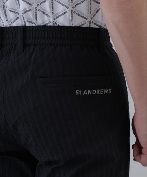 St ANDREWS パンツ 「St ANDREWS」「ストレッチ」ドビーストライプ