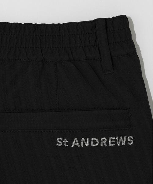 St ANDREWS パンツ 「St ANDREWS」「ストレッチ」ドビーストライプ