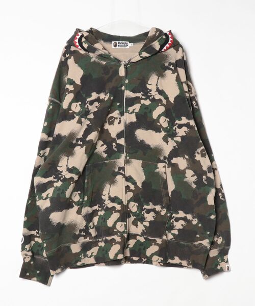 A BATHING APE（アベイシングエイプ） MAP CAMO SHARK RELAXED FIT