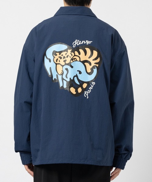 コート ジャケット 「KENZO」FE65BL1639NV WINDBREAKER メンズの画像
