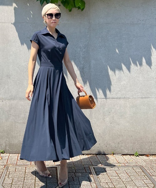 JENNE」 半袖ワンピース SMALL オレンジ レディース : ZOZOTOWN Yahoo