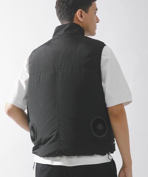   ダウンベスト 黒 正規品 URBAN RESEARCH Sonny Label ダウンベスト ベスト COOLING FAN STAND
