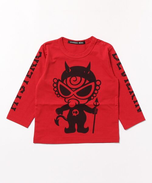 ぷ*ん様 ヒステリックミニ ロングTシャツ HYSTERIC MINI（ヒステリックミニ） tシャツ 吸水速乾 DEVILKIN 長袖T
