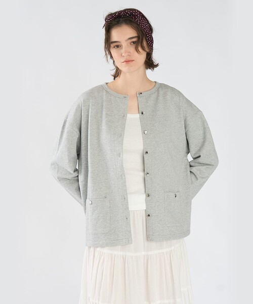 agnes b. リネンカーディガン サイズ2 M 美品　定価25000円 To b. by agnes カーディガン b.× green label relaxing コットン