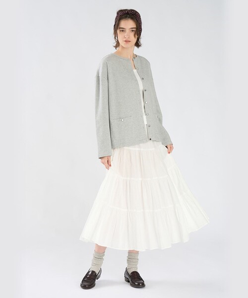To b. by agnes カーディガン b.× green label relaxing コットン