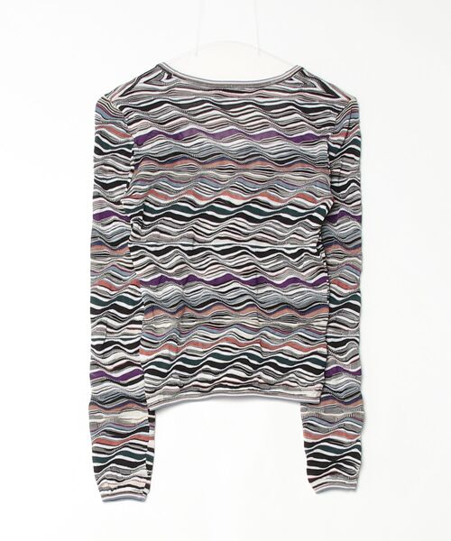 「MISSONI」 ニットカーディガン 40 ブラック レディース_画像2