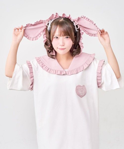 DearMyLove ワンピース 半袖 「サンリオ×DML」なりきりセーラーTシャツ