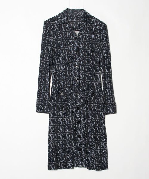BURBERRY（バーバリー） シャツワンピース 38 ネイビー レディース
