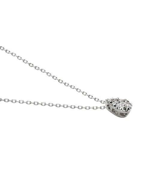 VENDOME AOYAMA ネックレス プラチナ ドロップ オブ ガーランド