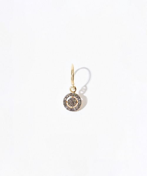 ARTIDA OUD ピアス 「glimmer」 ディスク パヴェダイヤモンド シングル