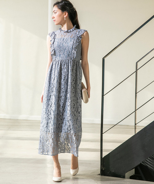デザインが ドレス 通販 Paypayモール Kaene 総レースマキシワンピース Zozotown Paypayモール店 ジャケット Theboxingtribune Com