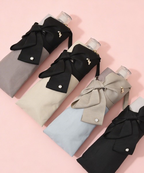 LANVIN en Bleu 晴雨兼用 日傘 長傘 uvカット 折りたたみ傘 形状記憶
