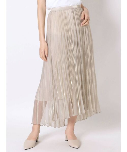 スカート メタリックプリーツスカート Zozotown Paypayモール店 通販 Paypayモール