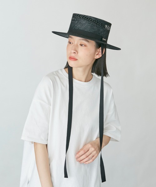 帽子 ハット OVERRIDE KEMMA LACE BOATER