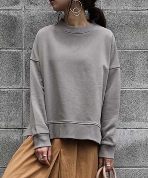 No one knows（ノーワンノーズ） トレーナー スウェット 裏毛ワイド