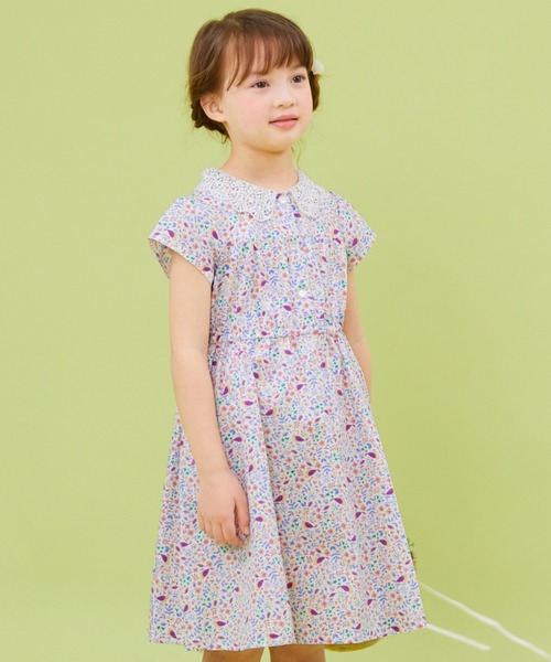 CHOPIN ワンピース レース襟ワンピース キッズ 子供服 女の子