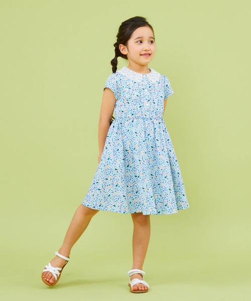 CHOPIN ワンピース レース襟ワンピース キッズ 子供服 女の子
