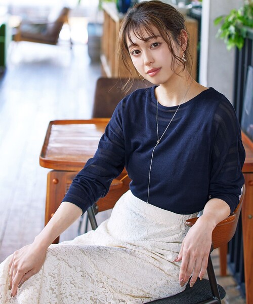 Tiaclasse アンサンブル 「インナーセット・洗える」ボーダー