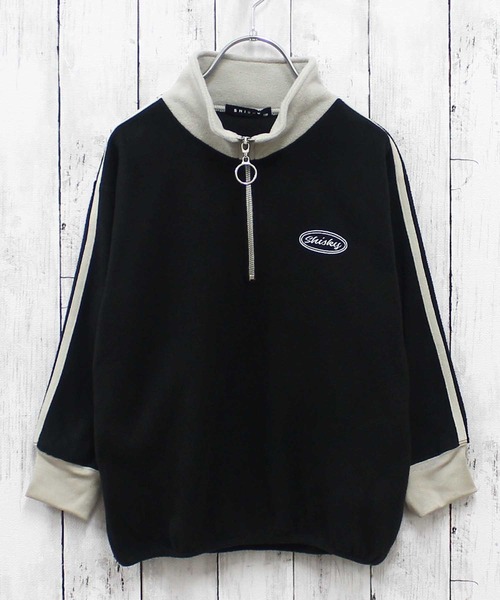 ZIーON（ジーオン） トレーナー フリースハーフジップ BIGシルエット