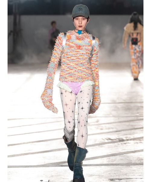 ニット セーター Fancy Yarn Sweater レディース PAMEO POSE ニット セーター Fancy Yarn Sweater レディース