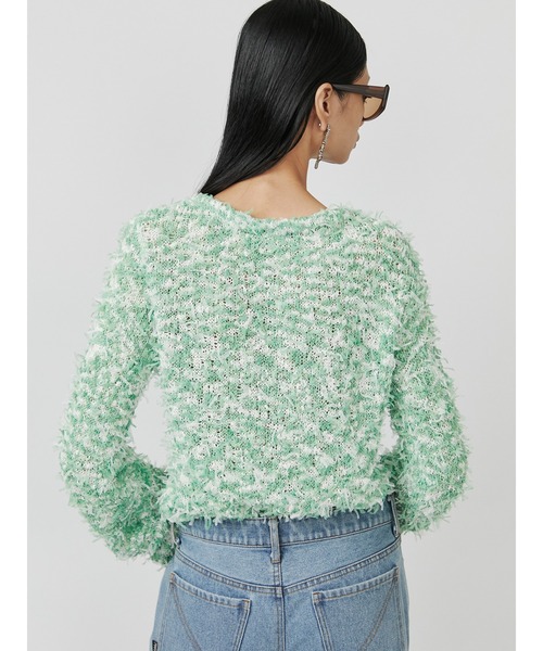 PAMEO POSE ニット セーター Fancy Yarn Sweater レディース